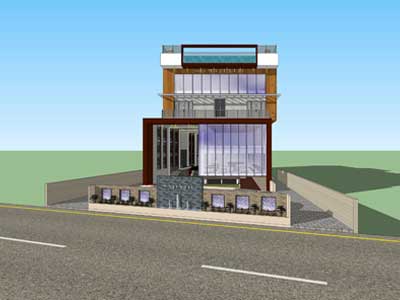 Commercial Building for Airtel Office - Kolhapur